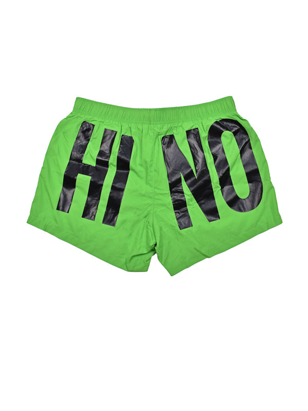Moschino Neon Green Swim Shorts 3