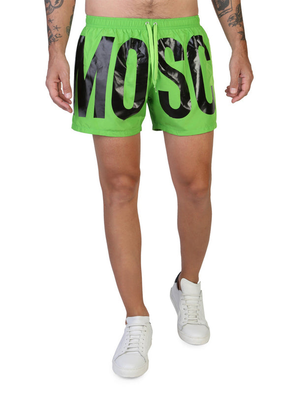 Moschino Neon Green Swim Shorts 4
