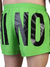 Moschino Neon Green Swim Shorts 7