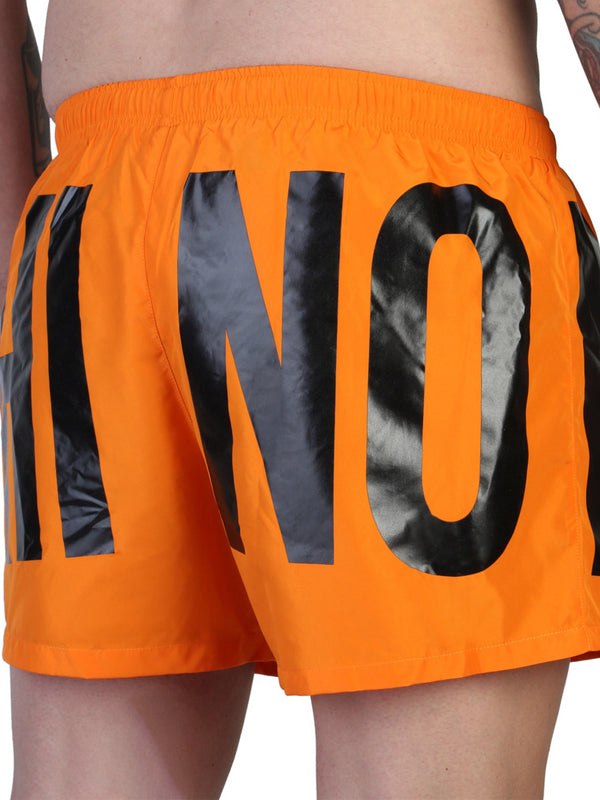 Moschino Neon Orange Swim Shorts 7