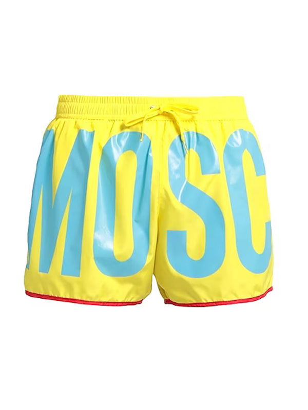 Moschino Neon Yellow Swim Shorts 2