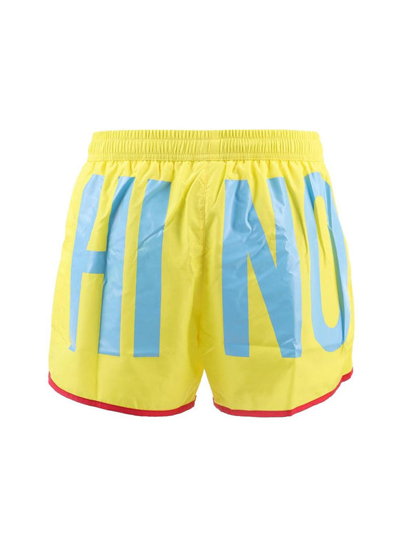 Moschino Neon Yellow Swim Shorts 3
