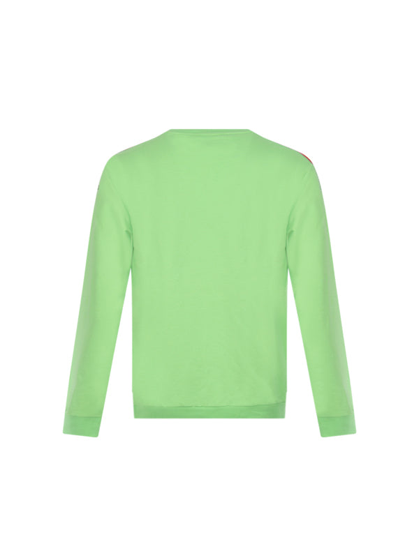 Moschino Underwear Logo Tape Green Sweatshirt 2