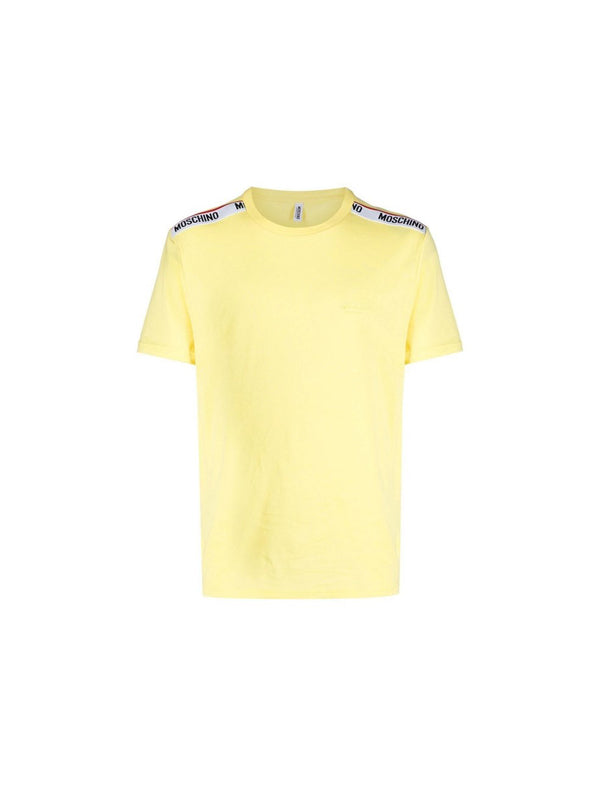 Moschino Underwear Logo Tape Yellow T-Shirt