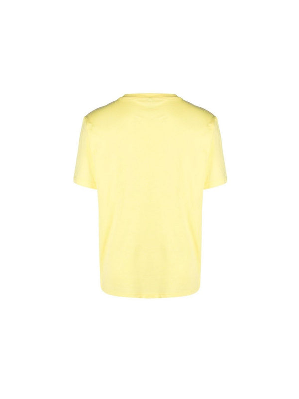 Moschino Underwear Logo Tape Yellow T-Shirt 2
