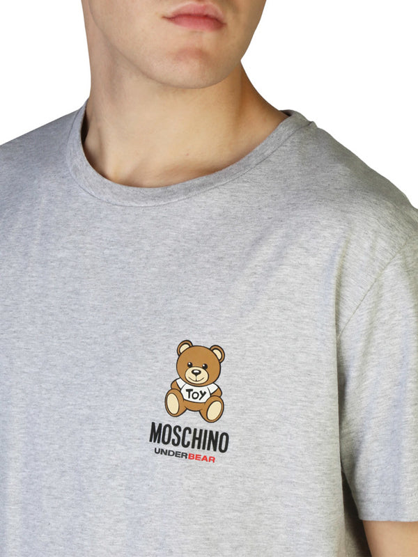 Moschino Underwear Underbear T-Shirt in Grey Color 4