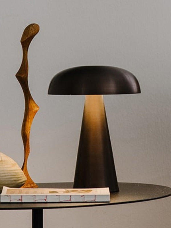 Mushroom Table Lamp – Cordless Rechargeable LED with 3-Level Touch Dimmer 2
