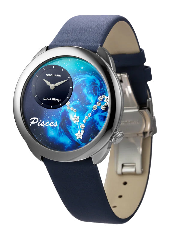 NSquare Astral Mirage N64.12 Watch Pisces Steel/Blue 3