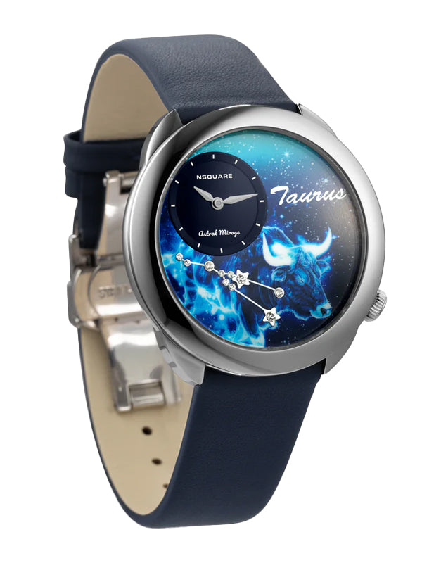 NSquare Astral Mirage N64.2 Watch Taurus Steel/Blue 4