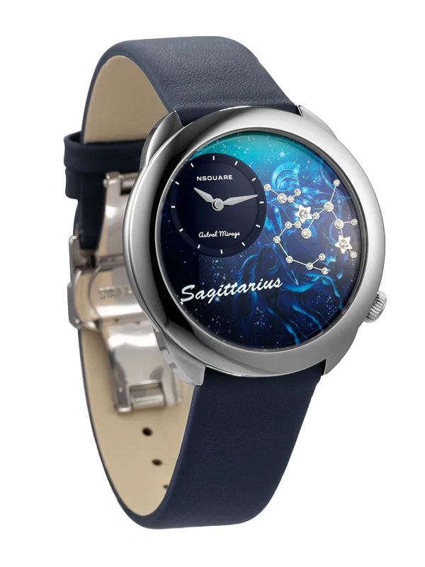 NSquare Astral Mirage N64.9 Watch Sagittarius Steel/Blue 4