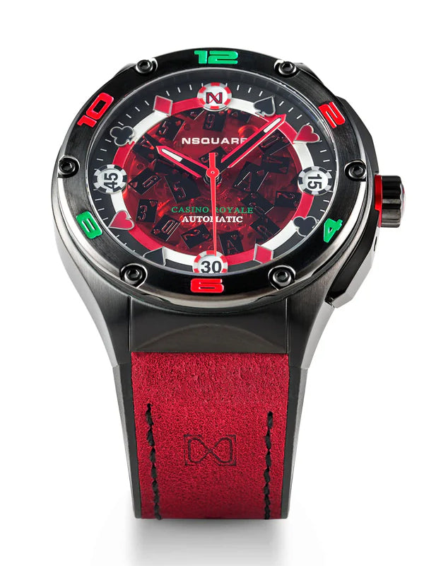 NSquare Casino Royale Automatic Watch N40.3 Red Black Limited Edition 2