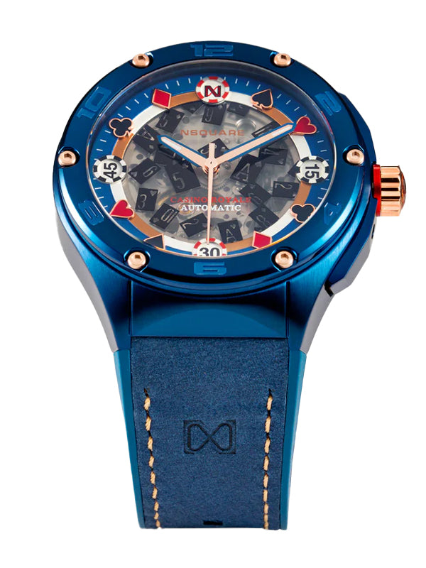 NSquare Casino Royale Automatic Watch N40.4 Blue/RG Limited Edition 2