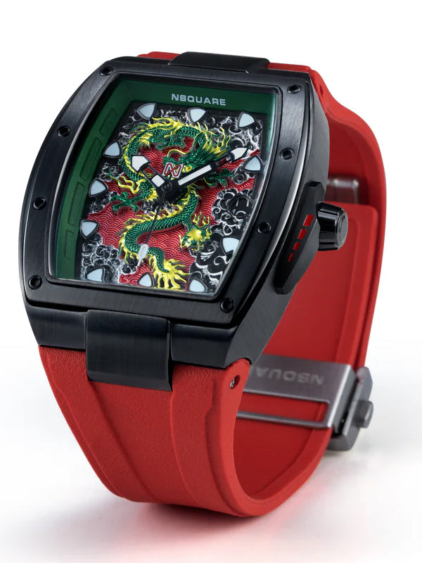 NSquare Dragon Overloed Automatic Watch N57.2 Black/Red Limited Edition 3