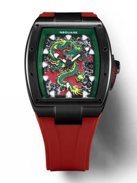 NSquare Dragon Overloed Automatic Watch N57.2 Black/Red Limited Edition 4