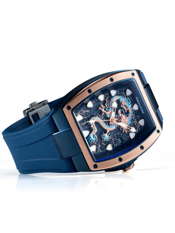 NSquare Dragon Overloed Automatic Watch N57.3 RG/Blue Limited Edition 5