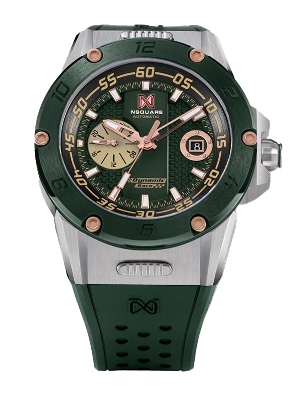 NSquare Dynamic Race Automatic Watch N61.2 Green/Steel