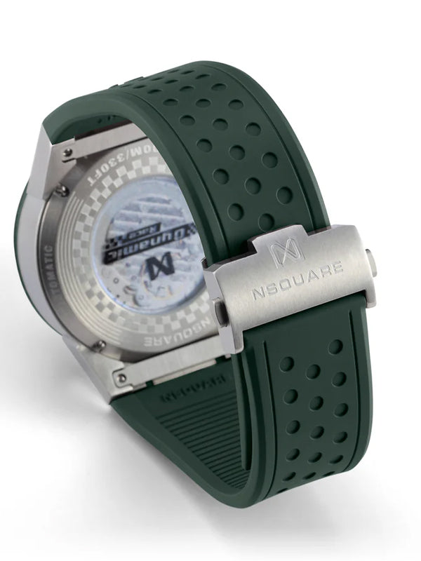 NSquare Dynamic Race Automatic Watch N61.2 Green/Steel 4