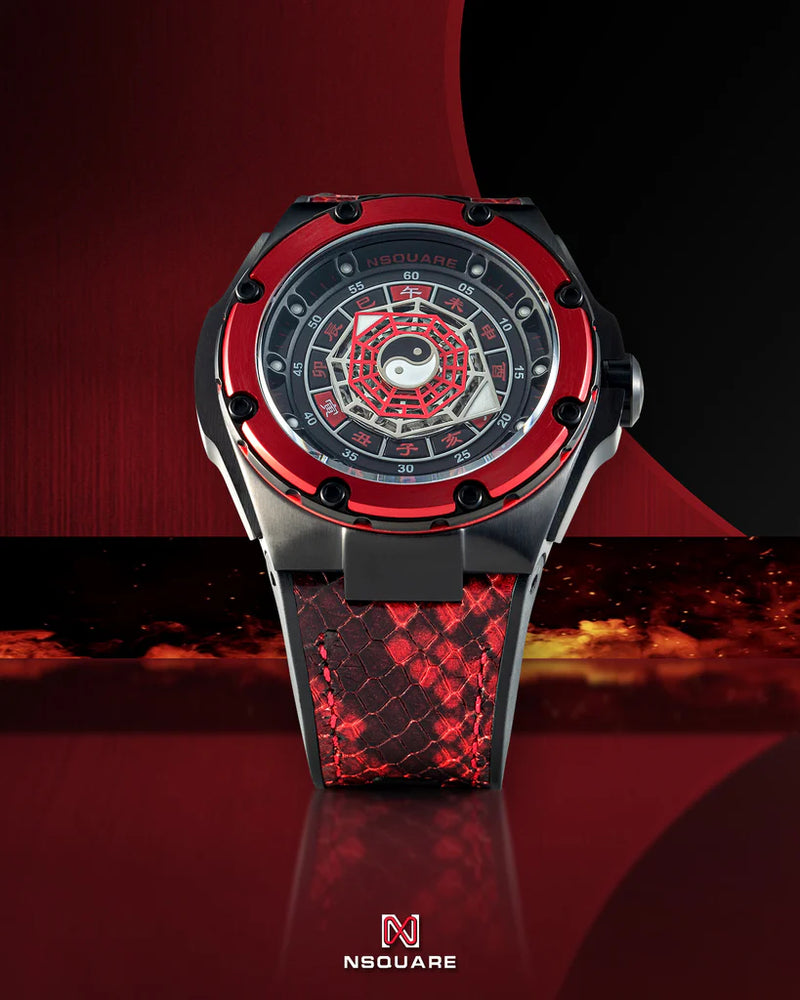 NSquare Five Elements Watch N59.4 Fire Attributes Red 3