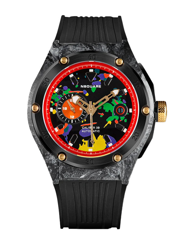 NSquare MultiColoured Series Automatic Watch N39.2 Vitality Black