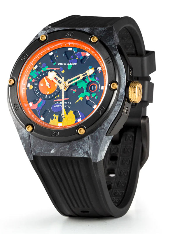 NSquare MultiColoured Series Automatic Watch N39.2 Vitality Black 4