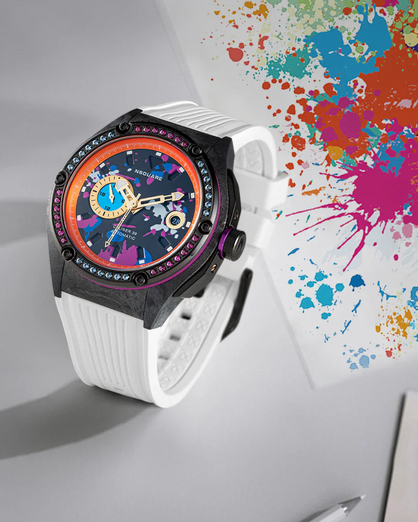 NSquare MultiColoured Series Automatic Watch N39.3 Active White 5