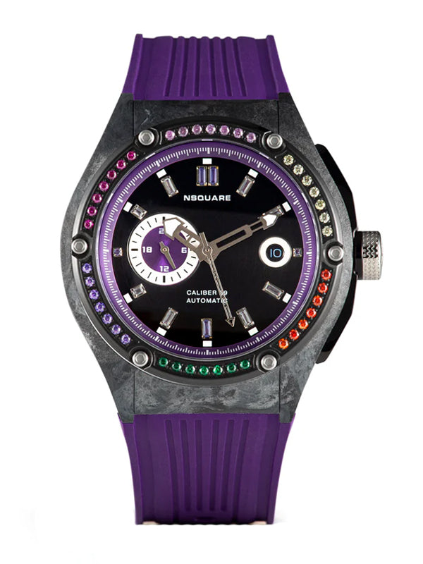 NSquare MultiColoured Series Automatic Watch N39.4 Brightening Purple