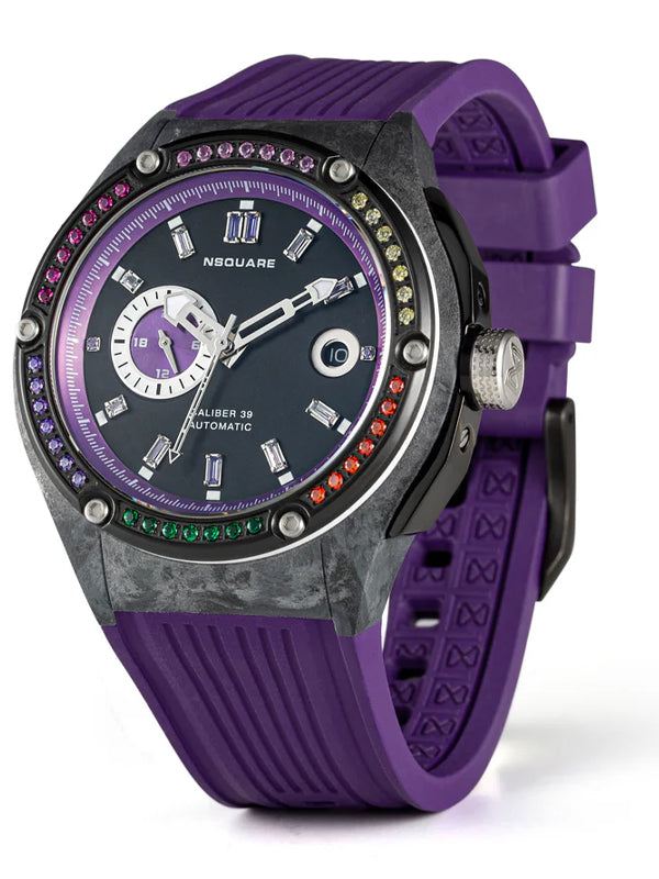 NSquare MultiColoured Series Automatic Watch N39.4 Brightening Purple 3