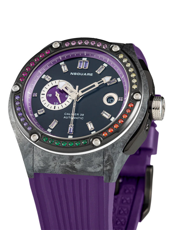 NSquare MultiColoured Series Automatic Watch N39.4 Brightening Purple 5