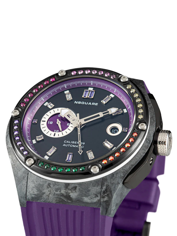 NSquare MultiColoured Series Automatic Watch N39.4 Brightening Purple 6