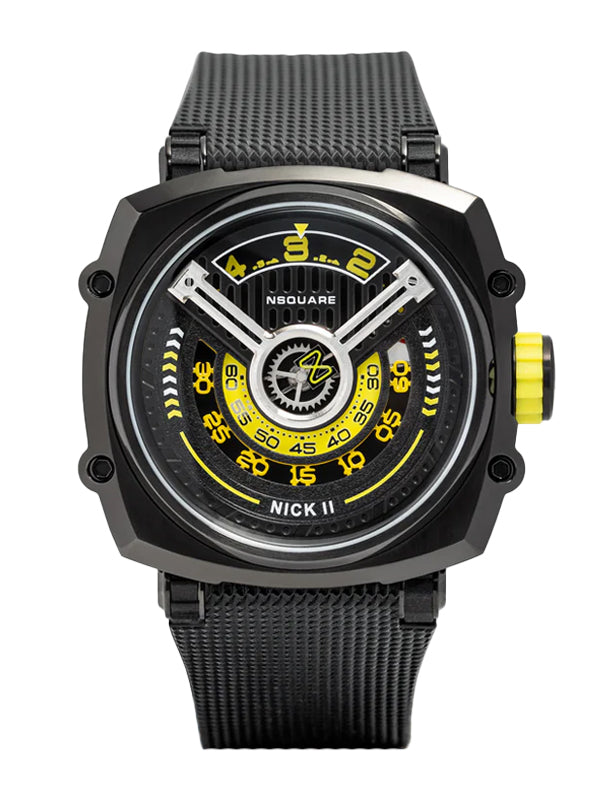 NSquare Nick II Automatic Watch N12.1 Black/Yellow