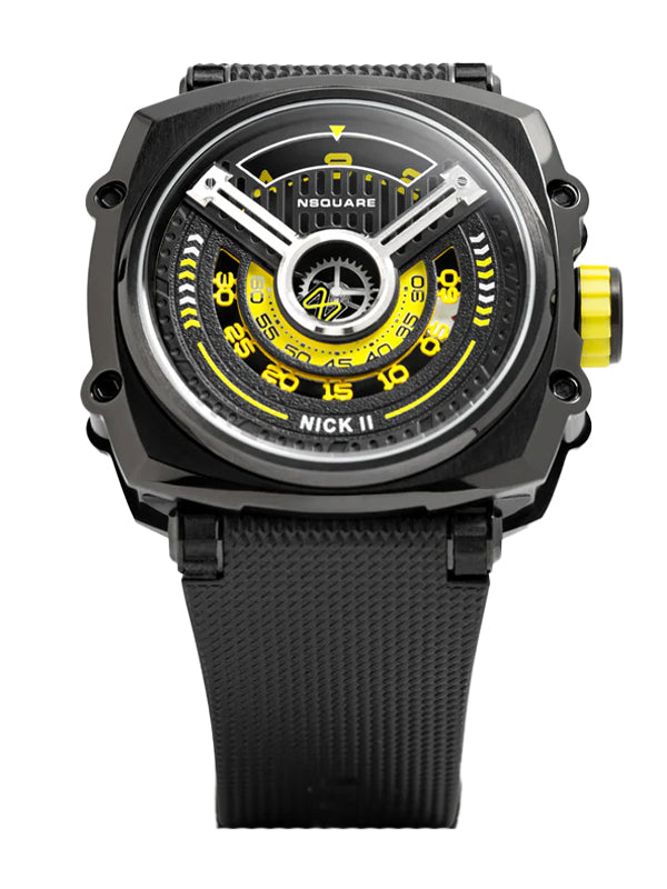 NSquare Nick II Automatic Watch N12.1 Black/Yellow 2