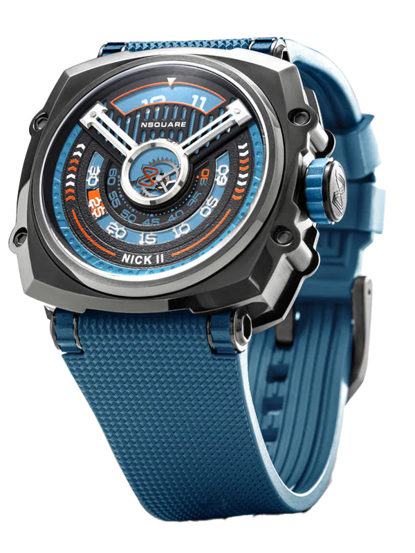 NSquare Nick II Automatic Watch N12.6 Misty Blue/Gray 2