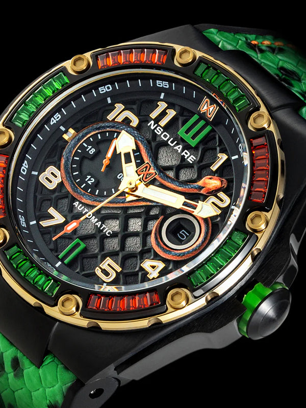 NSquare Snake Special Edition Automatic Watch N51.5 Aurum Green 2