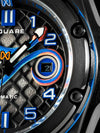 NSquare Snake Special Edition Automatic Watch N51.6 Exquisite Dazzling Blue 2