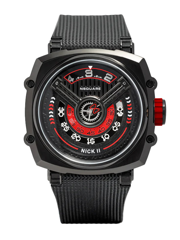 NSquare Nick II Automatic Watch N12.2 Black/Red