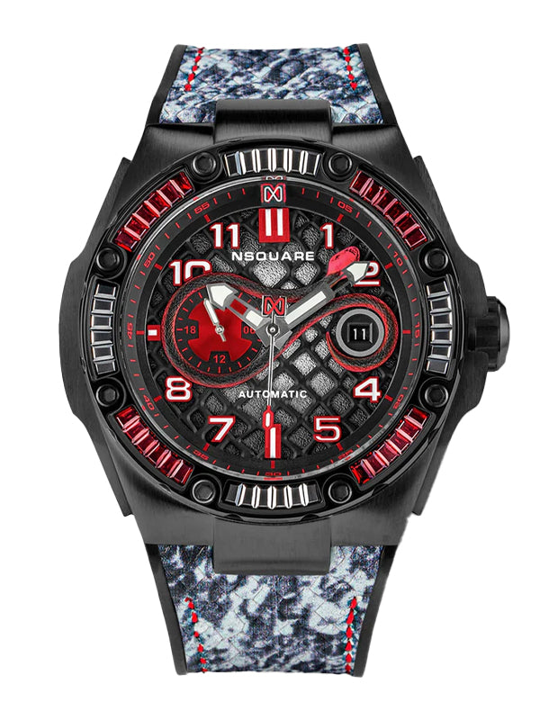 NSquare Snake Special Edition Automatic Watch N51.4 Blooming Shiny Red