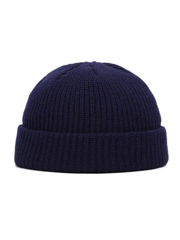 Navy Knitted Beanie