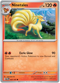 [Collector Troves] Pokemon Scarlet & Violet Twilight Masquerade Ninetales Card