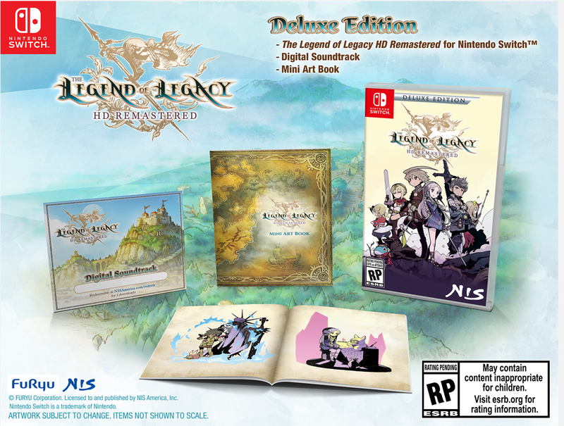 Nintendo Switch The Legend of Legacy HD Remastered Deluxe Edition 3