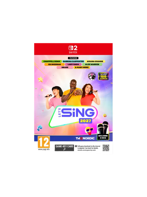 Nintendo Switch 2 Let's Sing 2027 (2 Mic Bundle)