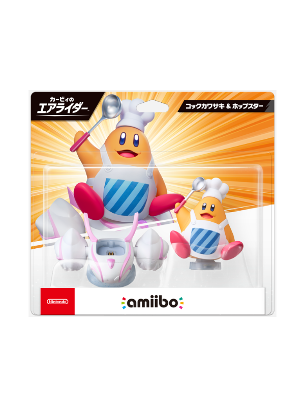 Nintendo Switch Amiibo Chef Kawasaki & Hop Star [Kirby Air Riders Series]