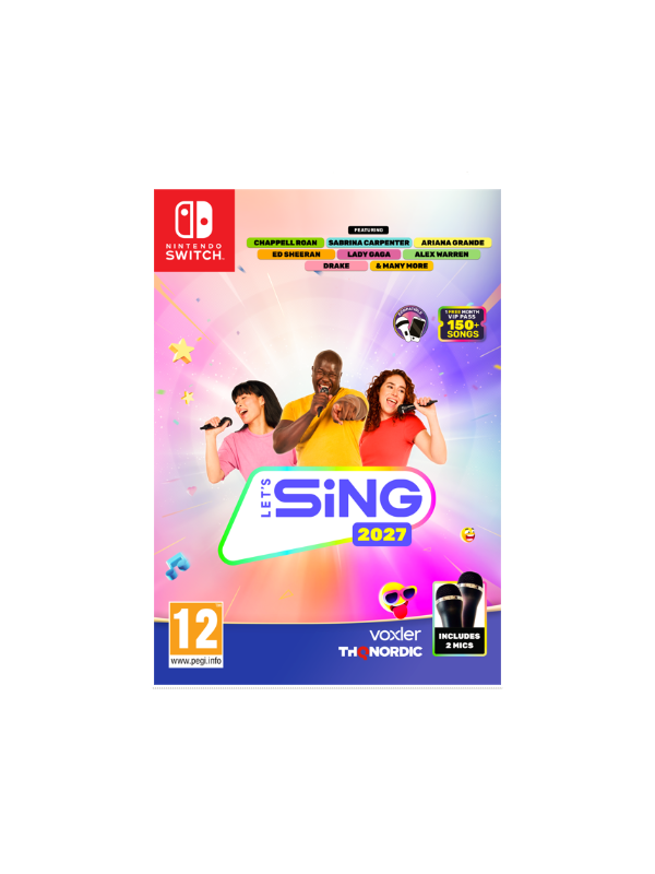 Nintendo Switch Let's Sing 2027 (2 Mic Bundle)