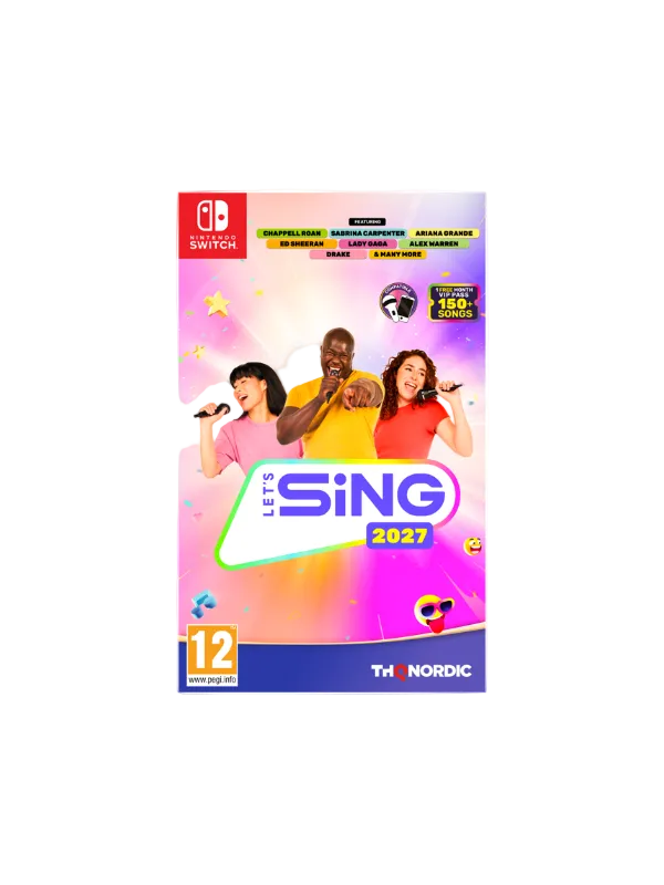 Nintendo Switch Let's Sing 2027 (Game Alone)