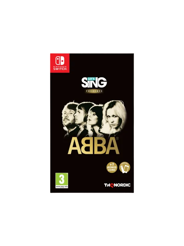 Nintendo Switch Let's Sing ABBA (Game Alone) [2027 Edition]