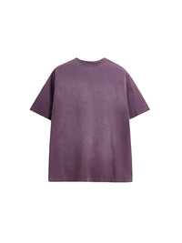 No Music No Life Washed T-Shirt in Purple Color 2