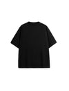 No Time To Be Timid Embroidered T-Shirt in Black Color