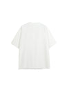 No Time To Be Timid Embroidered T-Shirt in White Color 2