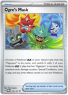 [Collector Troves] Pokemon Scarlet & Violet Twilight Masquerade Trainer Ogre's Mask Card