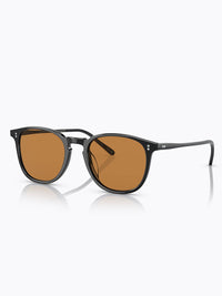 Oliver Peoples Finley 1993 Sun Black with Cognac Lens