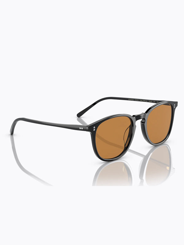 Oliver Peoples Finley 1993 Sun Black with Cognac Lens 3